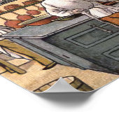  Frans Keukenillustratie Poster (Hoek)