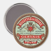 Frans  keukenlabel Fridge Magnet Magneet (Voorkant / Achterkant)