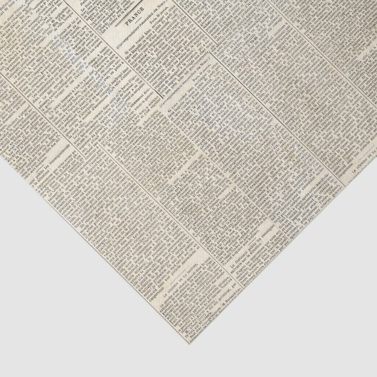 Frans krantenpapier Tissuepapier (Detail)