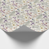 Frans kunstwerkblad  bloempotje cadeaupapier (Hoek)