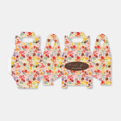 Frans kussed zoete bessen druiven bloemen bruiloft bedankdoosjes (Uitgevouwen)