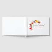 Frans kussed zoete bessen druiven bloemen bruiloft gastenboek (Volledig)