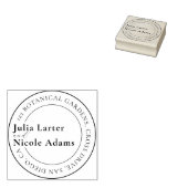 Frans kussed zoete bessen druiven bloemen bruiloft 	rubberstempel (Gestempeld)