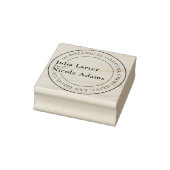 Frans kussed zoete bessen druiven bloemen bruiloft 	rubberstempel (Stempel)