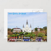 Frans kwartier, New Orleans Briefkaart (Voorkant / Achterkant)