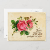 Frans label Briefkaart (Voorkant / Achterkant)