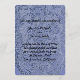 Frans Lace Wedding Kaart
