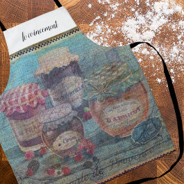  Frans land behoudt Jams Jars Custom Schort