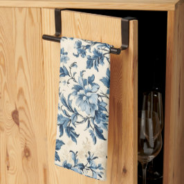 Frans land blauw toilet theedoek