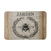 frans land botanische  koningin bijen badmat (Voorkant)