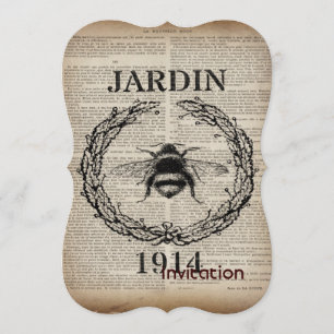 frans land botanische koningin bijen kaart