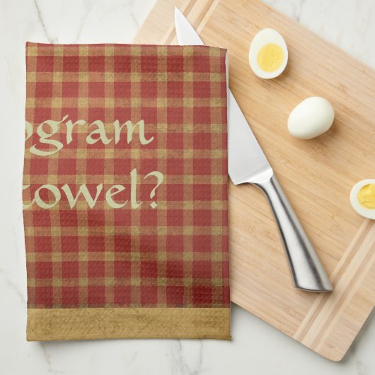 Frans Land Brick Mustard American MoJo Kitchen Theedoek (Quarter Fold)