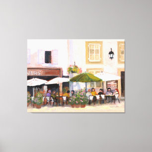 Frans Land Cafe Canvas Afdruk