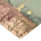 Frans land chic, shabby chic, roze rozen, flora tafelkleed (Gekanteld)