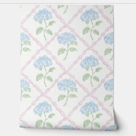 Frans land delicate bloemen wallpaper behang