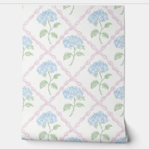 Frans land delicate bloemen wallpaper behang