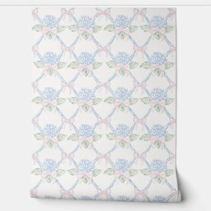 Frans land delicate bloemen wallpaper behang