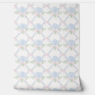 Frans land delicate bloemen wallpaper behang