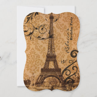 frans land eiffel tower parijs - verjaardag kaart