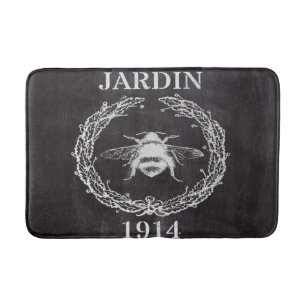 frans land farmhosue chalkboard bijen badmat