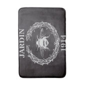 frans land farmhosue chalkboard bijen badmat (Voorkant Verticaal)