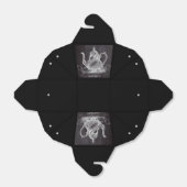 frans land paris tea partij chalkboard teapot bedankdoosjes (Uitgevouwen)