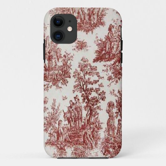  Frans Land Red Toile iPhone 5 Hoesje (Achterkant)