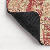  Frans Land Red Toile Mousepad Muismat (Hoek)