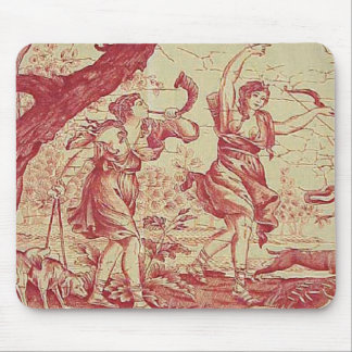  Frans Land Red Toile Mousepad Muismat