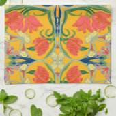 Frans land tulp keukenhanddoek (Gevouwen)