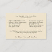 , Frans land Visitekaartje (Achterkant)