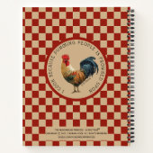  Frans landnummer Rooster Recipe Notitieboek (Achterkant)