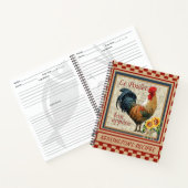  Frans landnummer Rooster Recipe Notitieboek (Binnen)