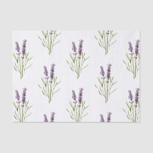 Frans lavender Tissue Paper Tissuepapier (Voorkant)