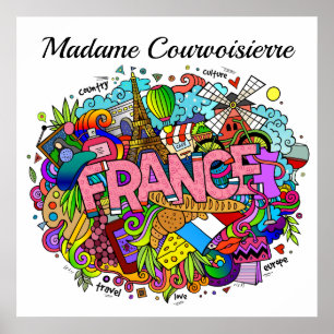 Frans leraar of Frans Poster