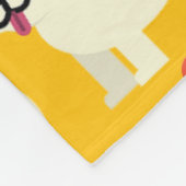 Frans liefje fleece deken (Hoek)