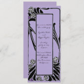 Frans Lijst kunstmatig opgerold Kaart (Voorkant / Achterkant)