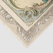 Frans Lijst ventilator Roos verkoper Tissuepapier (Detail)