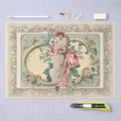 Frans Lijst ventilator Roos verkoper Tissuepapier (Craft)