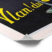 Frans liqueur Alcohol Art Deco Poster (Hoek)