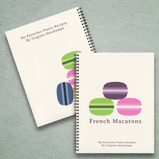 Frans Macarons ontvangt Notitieboek