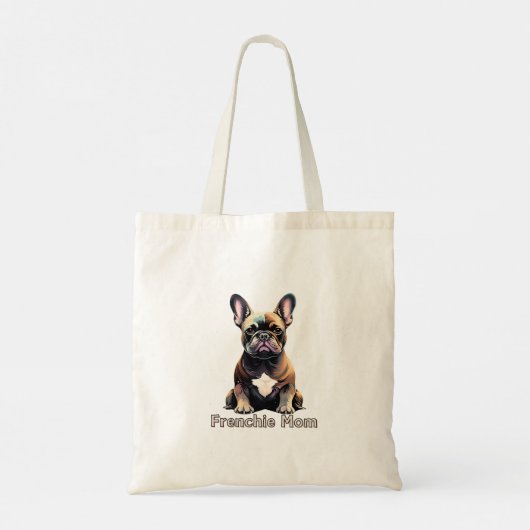 frans mam frans bulldog Moederdag Tote Bag (Achterkant)
