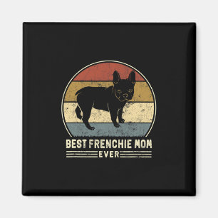 frans mam ooit retro frans bulldog hond mam magneet