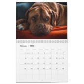 Frans Mastiff Dogue de Bordeaux Calendar Kalender (Feb 2026)