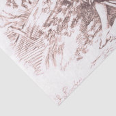 Frans meisje in landschapsveld tissuepapier (Detail)