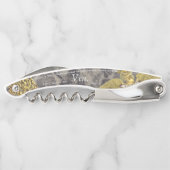 Frans Menu "Vin" Elegante Kurkentrekker (Wit) (Achterkant)