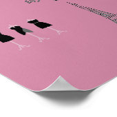 Frans Mode Theme Paris Poster (Hoek)