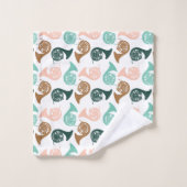 Frans Muziekinstrument voor Horn Player Bad Handdoek (Wasdoekje)