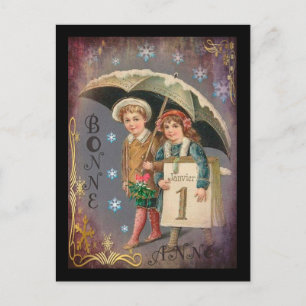  Frans nieuwjaar Feestdagenkaart