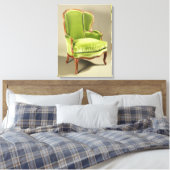 Frans onderzetje, c.1725 canvas afdruk (Insitu (Slaapkamer))